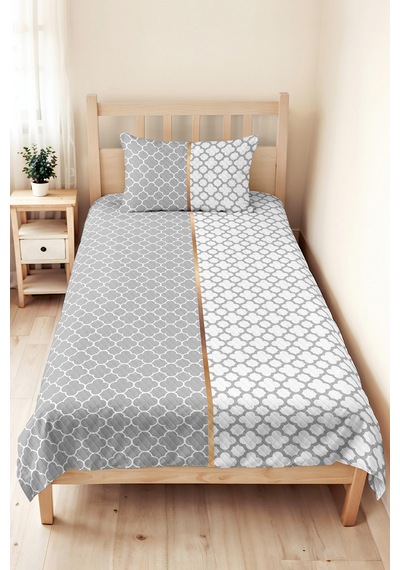 Gri Geometrik Modern Pike Takımı - Beyaz Bakır Çizgili Tek Kişilik Mevsimlik Yatak Örtüsü 160x220 Cm Kadife Fildişi Masalı Gri Geometrik Modern Pike Takımı - Beyaz Bakır Çizgili Tek Kişilik Mevsimlik Yatak Örtüsü 160x220 Cm Kadife Fildişi Masalı