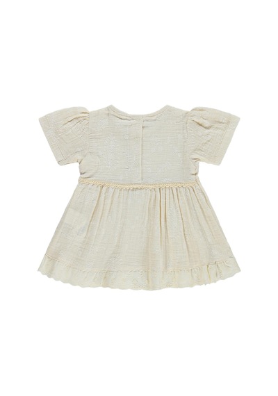 Civil Baby Fiyonklu 6-18 Ay Elbise - Bej