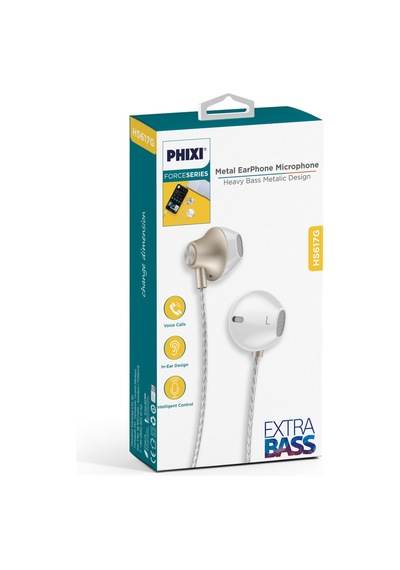 Phixi Force HS617 Mikrofonlu Earpods Kulaklık