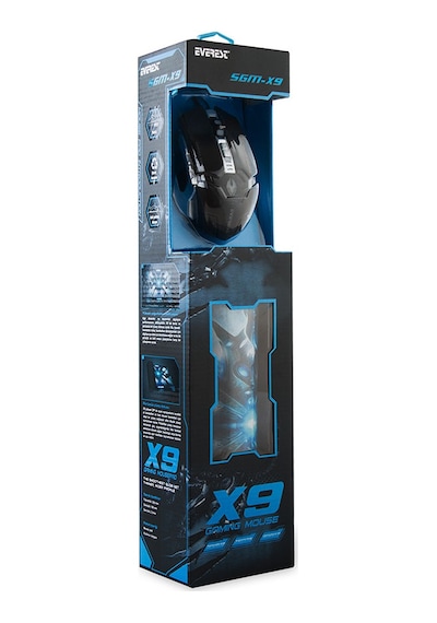 Everest SGM-X9 Kablolu Oyuncu Mouse + Mouse Pad