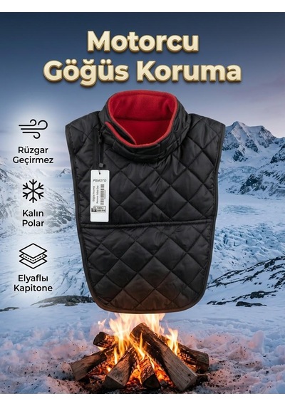 Psmoto Motorcu Göğüs Koruyucu Motosiklet Koruyucu Ve Rüzgar Geçirmez Koruyucu Yelek Göğüs Koruma Siperlik