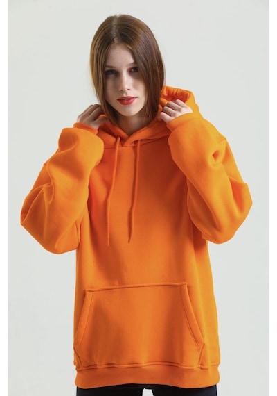 Şardonlu Sweat Turuncu Renk -517 Turuncu