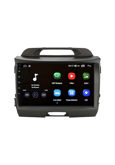 Otolas Kia Sportage Android Multimedya Navigasyon Oto Teyp 4 Gb + 32 Gb 9"