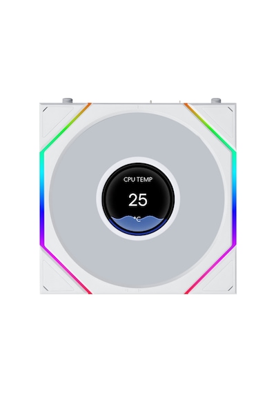 Lian Li Unı Fan Reverse Tl Lcd Flex 1x120mm Beyaz Kasa Fanı Azaz0llı0132