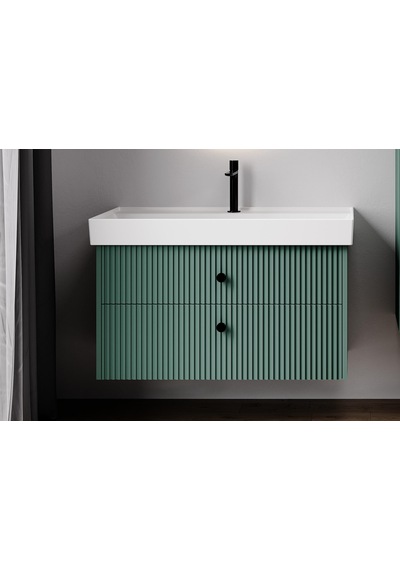 Denko Marsilya 100 Cm Beyoğlu Yeşil Banyo Dolabı Alt Modül Lavabo Antrasit Denko Marsilya 100 Cm Beyoğlu Yeşil Banyo Dolabı Alt Modül Lavabo Antrasit