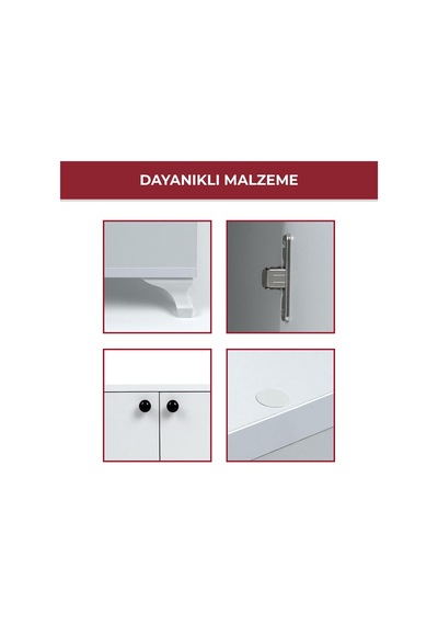 Ahşap 3 Kapaklı Ayakkabılık Ve Çok Amaçlı Dolap, 4 Raflı Kapaklı Depolama Ünitesi, Antre Koridor Balkon Mutfak Diğer Ahşap 3 Kapaklı Ayakkabılık Ve Çok Amaçlı Dolap, 4 Raflı Kapaklı Depolama Ünitesi, Antre Koridor Balkon Mutfak Diğer