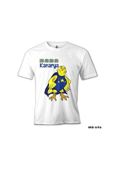 Baba Kanarya Beyaz Erkek Tshirt