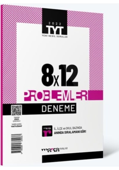 TYT Problemler 8x12 Deneme -  Marka Yayınları