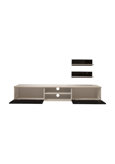 Decoraktiv Eko 4 Mdf Dvd Tv Ünitesi Tv Sehpası Beyaz - Siyah