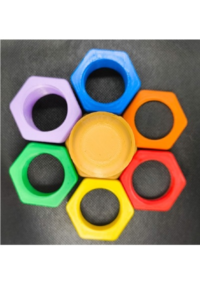 Eğitici -ince Motor Becerileri Somunlu Fidget Cıvatası M36x4