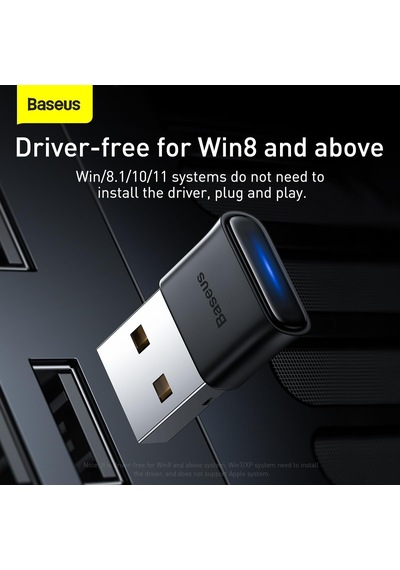 Ba04 Mini Bluetooth Adaptör Usb Alıcı Bluetooth 5.0 Siyah