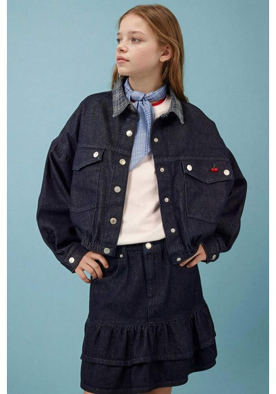 Defacto Denim Ceket Kız Çocuk H2269a826spnm28 Mavi-nm28