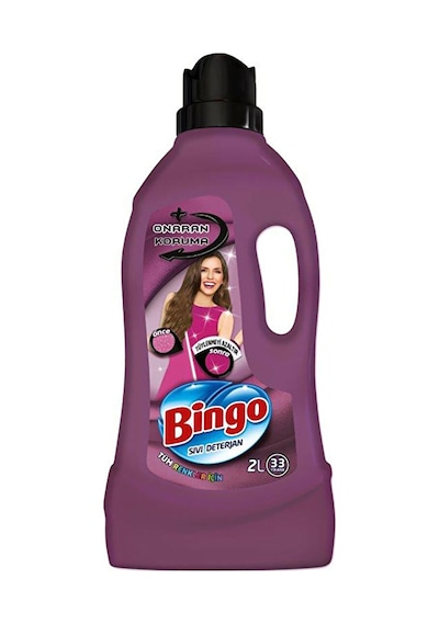 2 Adet Bingo Sıvı Bakım Deterjanı Bakım Onarım 33 Yıkama 2000 Ml