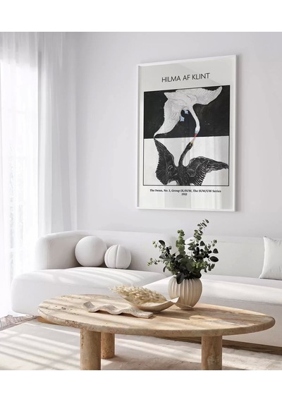 Çerçevesiz Poster Hilma Af Klint Kuğu