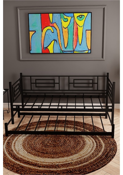 Moblay Larissa Daybed Sedir Karyola Siyah Moblay Larissa Daybed Sedir Karyola Siyah
