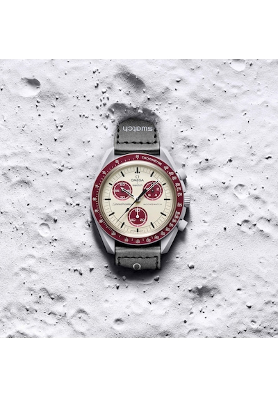 Swatch Omega Moonswatch Mission To Pluto So33m101 Gri