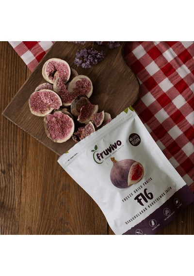 Fruvivo Dondurularak Kurutulmuş İncir Vegan Glutensiz 30 G