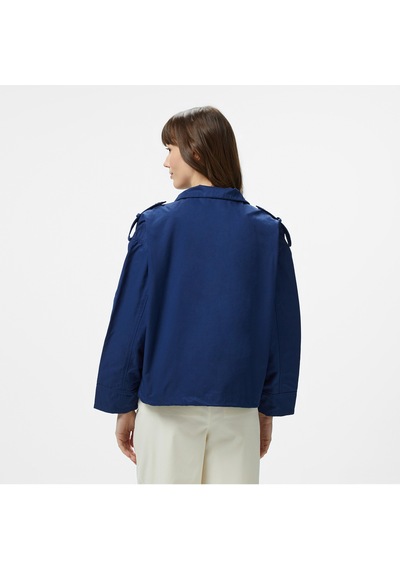 Nautica Kadın Lacivert Regular Fit Dik Yaka Mont Düz 55j016t Lacivert