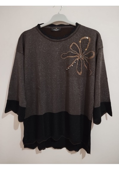 Anne Moda Ankara Üstün Kalite, Kaşmir-pamuk-viskoz Karışımlı Şık Kazak/bluz Koyu Kahverengi Anne Moda Ankara Üstün Kalite, Kaşmir-pamuk-viskoz Karışımlı Şık Kazak/bluz Koyu Kahverengi