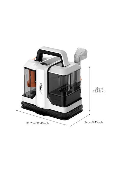 HZL Portable Carpet Cleaner, Halı Koltuk Yıkama Makinesi, Güçlü Leke Çıkarıcı, Derinlemesine Temizlik