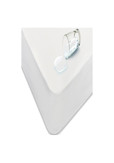 Altın Karma Fitted Çift Kişilik Sıvı Geçirmez 160x200+30 Cm Micro Mebranlı Yatak Alezi Beyaz