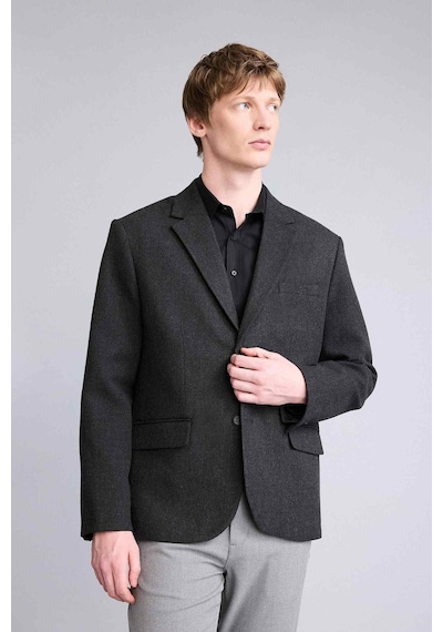 Defacto Regular Fıt Blazer Ceket G7524ax26spar138 Antrasit-ar138