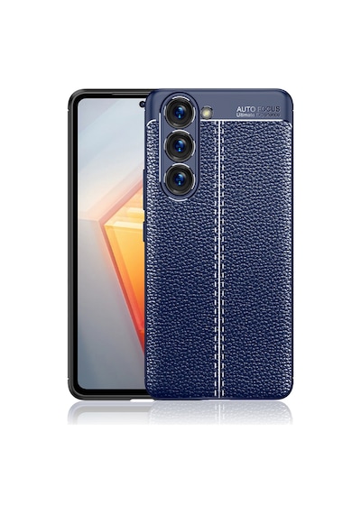 Zore Galaxy S23 Plus Uyumlu Nvth Niss Silikon Kılıf-lacivert