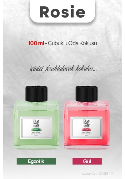 Rosıe Egzotik Ve Gül Çubuklu Oda Kokusu 100 Ml Fresh