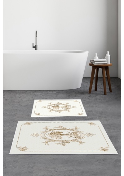 Alanur Trend Kaymaz Taban Dijital Banyo Takımı Kt463 krem