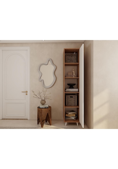 Volta Çok Amaçlı Banyo/kiler Dolabı Marbella Kiraz Renk beyaz