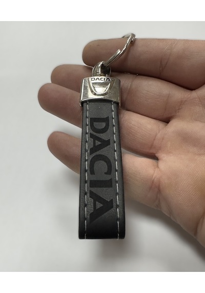 Dacia Ve Logolu Anahtarlık Siyah
