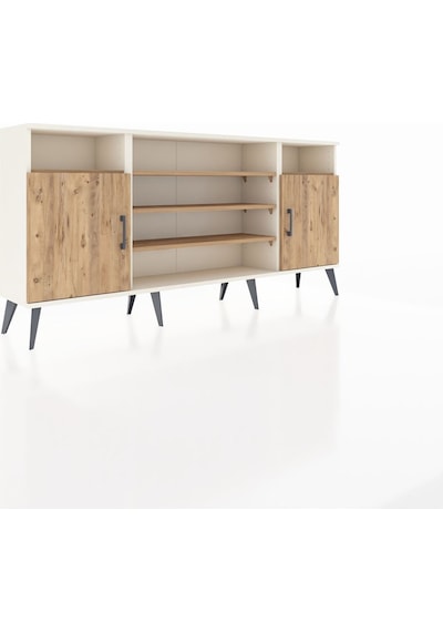 Arges Konsol 5 Raflı 2 Kapaklı 176x30x83 Aytaşı-çam/çam Çam/çam Arges Konsol 5 Raflı 2 Kapaklı 176x30x83 Aytaşı-çam/çam Çam/çam