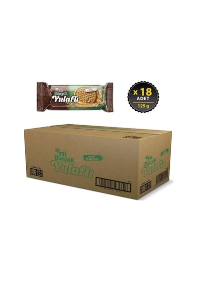 Burçak Yulaflı Bisküvi 125 G X 18 Adet