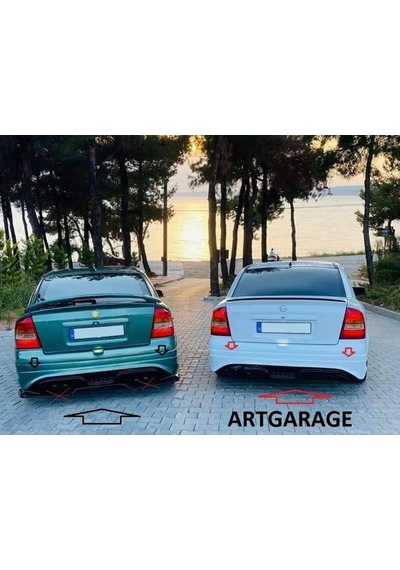 Astra G Sedan Custom Arka Tampon Eki-fiberglass-boyasız Uyumlu