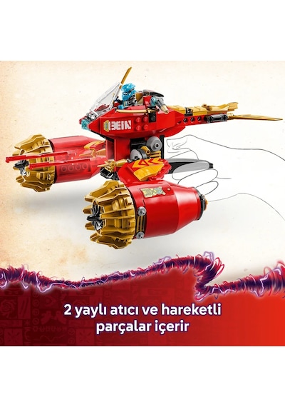 LEGO® NINJAGO® Kai’nin Robot Fırtına Aracı 71830 - 7 Yaş ve Üzeri Çocuklar için Yaratıcı Oyuncak Yapım Seti (333 Parça)