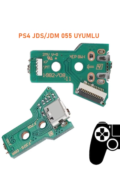 Ps4 V3 Kollar İle Uyumlu Jds Jdm 055 Usb Port & 12 Pın Flex