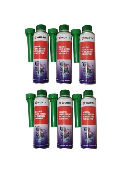 Benzinli Enjektör Temizleyici 300 Ml 6 Adet