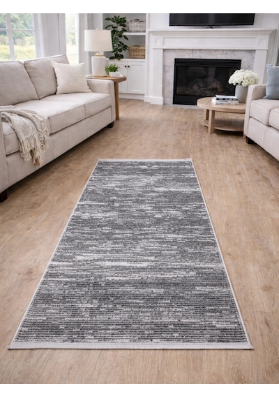 Merinos Vista 76587-098 Özel Kesme Halı Gri-antrasit Çok Renkli