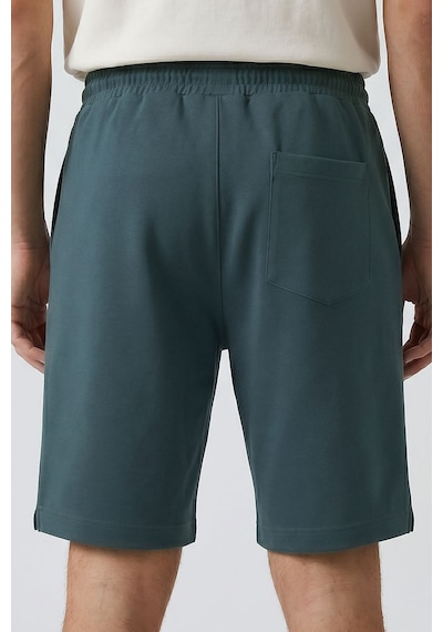 Tommy Life Orman Yeşili Standart Fit Basic Arka Cepli Erkek Şort - 81314 Yeşil
