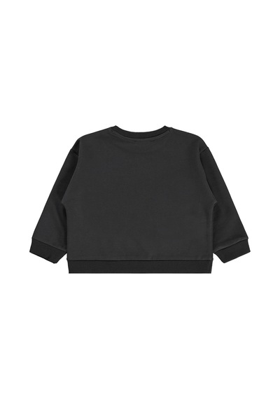 Civil Girls Love Baskılı 2-5 Yaş Sweatshirt - Gri Antrasit