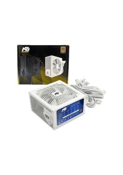 650w 80+ Bronze Ultra Sessiz Fdb Fan Atx M-atx Power Supply Beyaz