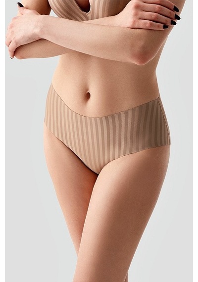 New Bra 36-9212 Külot Sütlü Kahverengi