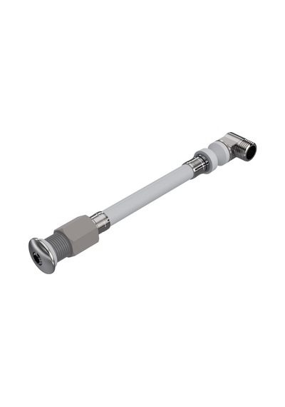 Yt241 Esnek Klozet Taharet Çubuğu Küresel Uçlu Ø26 Dirsekli Baglantı 60mm Diğer