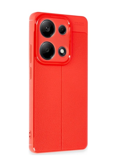 Newface - 831 - Xiaomi Redmi Note 13 Pro 4g Kılıf Auto Focus Kapak - Csmo-tex - - Kırmızı