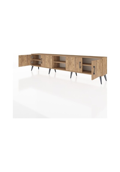 Arges Tv Ünitesi 3 Raflı 4 Kapaklı 220x30x51 Çam-çam Atlas Çam/atlas Çam - Atlas Çam Arges Tv Ünitesi 3 Raflı 4 Kapaklı 220x30x51 Çam-çam Atlas Çam/atlas Çam - Atlas Çam