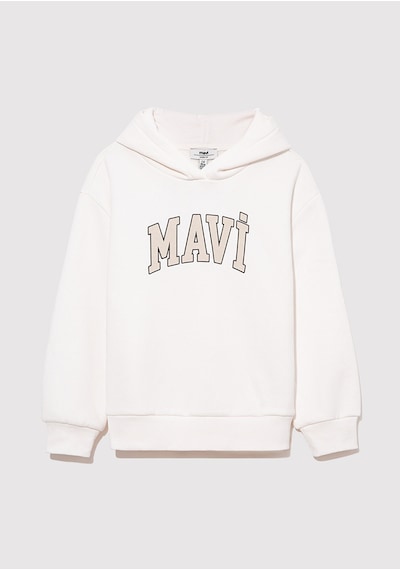 Mavi - Mavi Logo Baskılı Kapüşonlu Beyaz Sweatshirt 7610035-81964 Beyaz Mavi - Mavi Logo Baskılı Kapüşonlu Beyaz Sweatshirt 7610035-81964 Beyaz