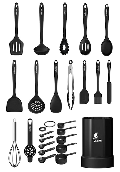 Vallettamaracas Isıya Dayanıklı Silikon Spatula Seti 25 Parça