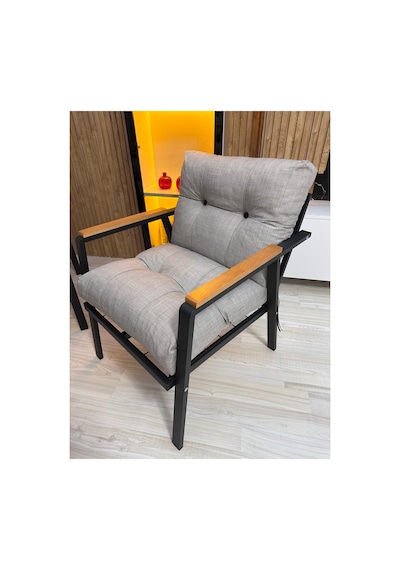 Houseart Menekşe Balkon, Bahçe,teras,cafe - Salon - Metal Kanepe Koltuk Takımı - 2 1 1 Sehpa Açık Gri Houseart Menekşe Balkon, Bahçe,teras,cafe - Salon - Metal Kanepe Koltuk Takımı - 2 1 1 Sehpa Açık Gri