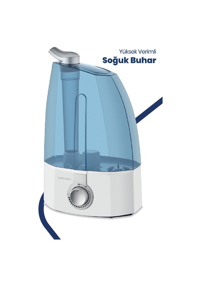 Goldmaster Air Therapy Ultrasonik Sessiz 3,7 L Su Tankı 12 Saat Kesintisiz Buhar Veren Hava Nemlendirme Cihazı