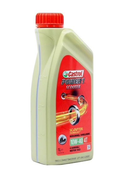 Castrol PoWer 1 Scooter 10W-40 4t 1 L Motosiklet Yağı (2 Adet)
